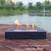 Cross-Border Rectangular Desktop Alcohol Fireplace: Portable Outdoor Decorative Real Fire Lamp Heater