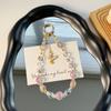 Crystal Phone Lanyard Handmade Beaded Phone Wrist Chain Keychain Phone Charm  Camera Chain