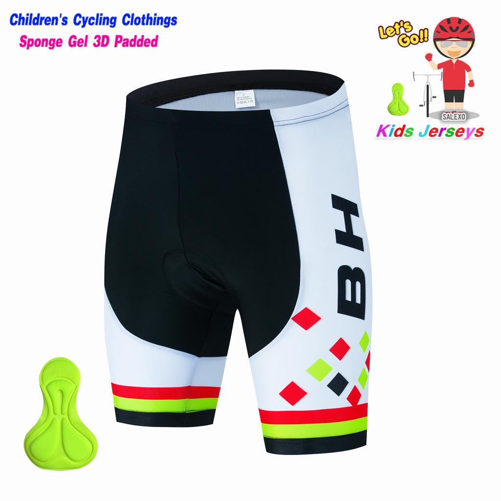 BH Kids Cycling Jersey Set Short Sleeve Children Bike Clothing Breathable Quick Dry Boys Summer Bicycle Wear Maillot Ciclismo