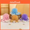 Adorable Poulpe en Peluche Doux Animal en Peluche Pour Enfants Cadeau d'Anniversaire en Violet Rose et Bleu