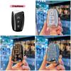 Soft TPU Car Key Cover Remote Case For Hyundai Santa Fe Sport Ix45 Equus Centennial Genesis G80 Grandeur Azera 2013-2016 Shell
