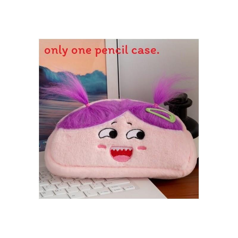Cute Plush Stationery Organizer With Big Storage Space For School And Home