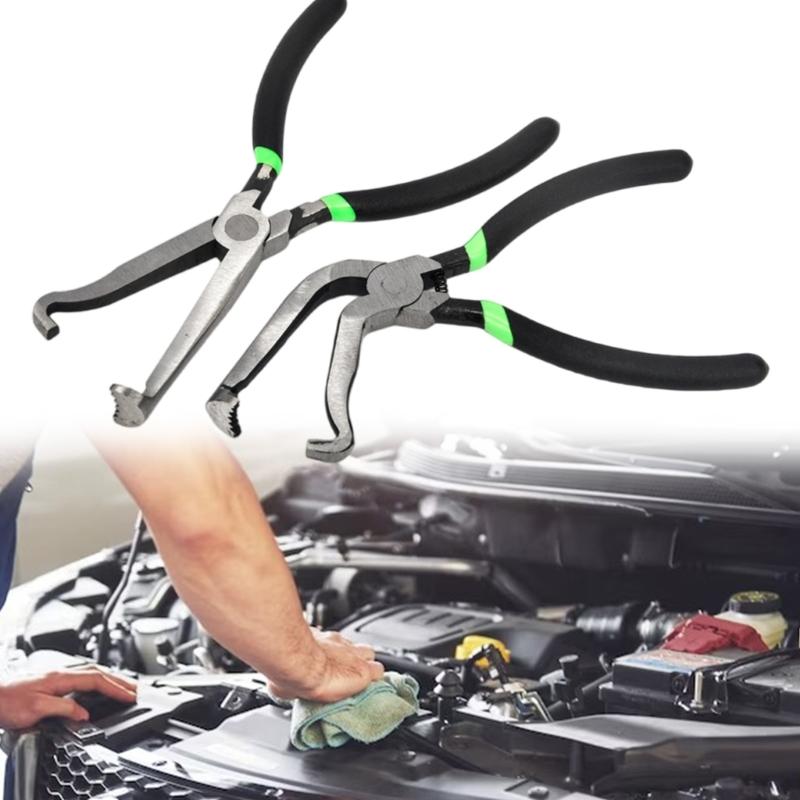 Electrical Connector Pliers Set Includes Straight & 60° Bent Tool  Disconnection Plier for Easy Plugs Removal In Tight Space