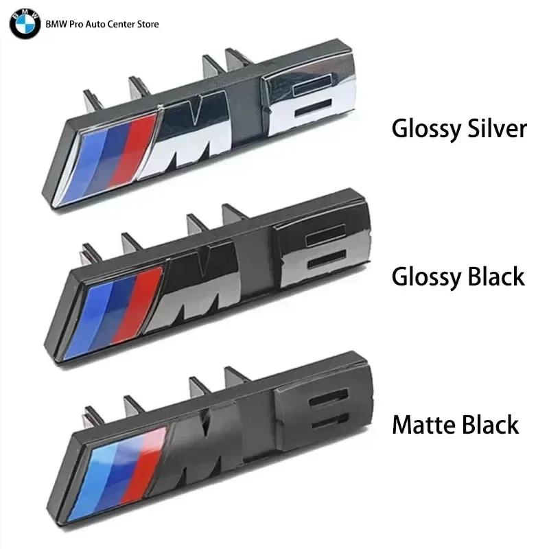 

3D ABS Car Front Grille Badge Emblem Buckle For BMW M Logo M2 M3 M4 M5 M6 F48 G01 E84 E83 F39 F10 F30 Car Styling Accessories glossy silver