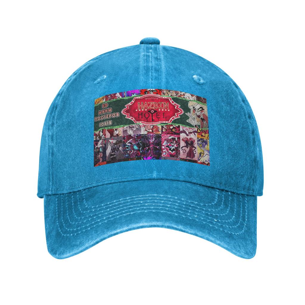 Hazbin Hotels Comedy Anime America Song And Dance Denim Cap Casual Baseball Caps Adjustable Hat Summer Unisex Baseball Hats
