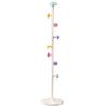 Stand Hanger Rack Metal 7 Hooks Removable Houseware Standing Coat Hanger for Bedroom Fresh Yellow