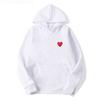New love trendy brand couple sweater versatile men's and women's autumn and winter velvet jacket men's hooded love even large size sweater
