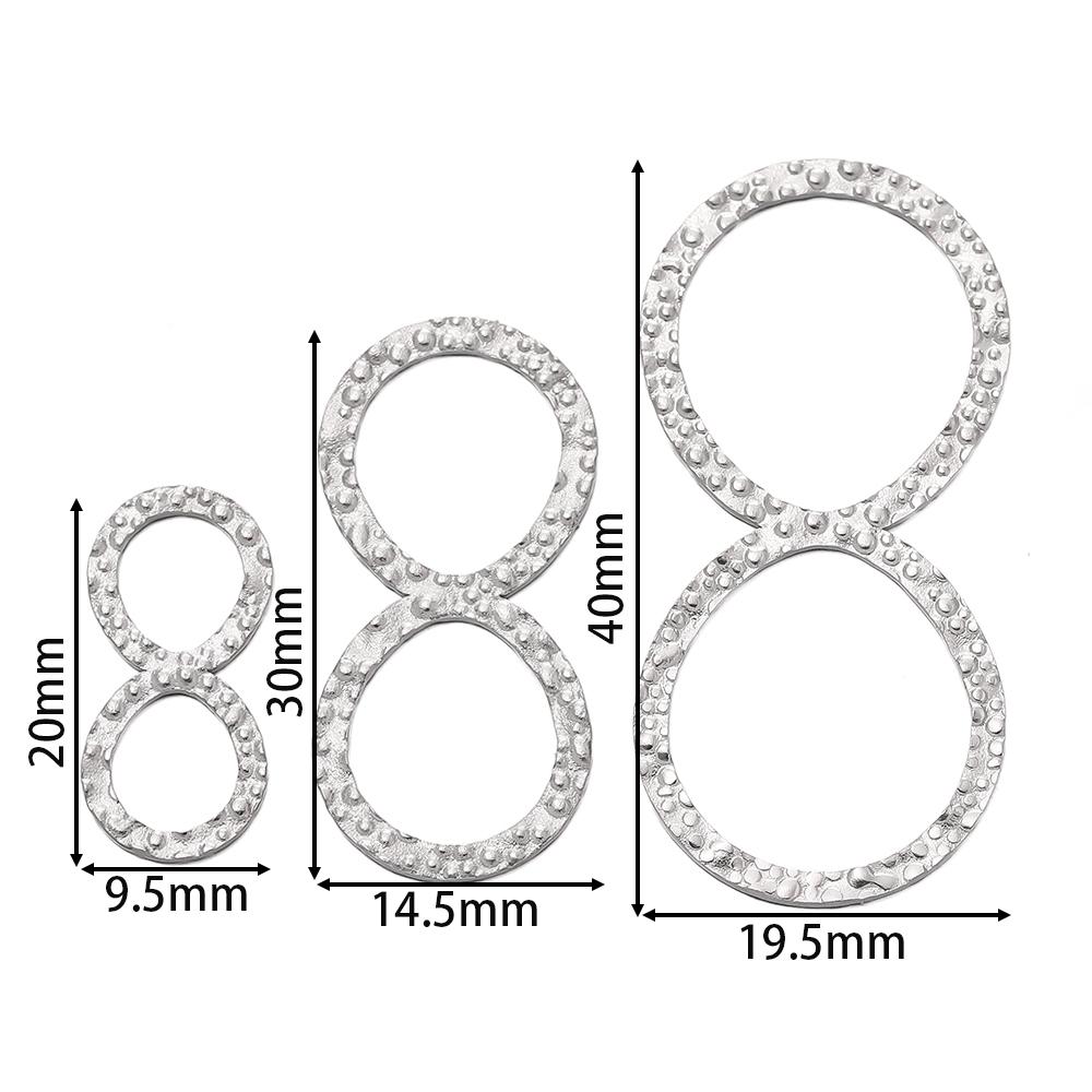 6pcs Gold Color Stainless Steel Geometric Bezel Frame Charms Pendants for DIY Earring Necklace Jewelry Making Findings Supplies