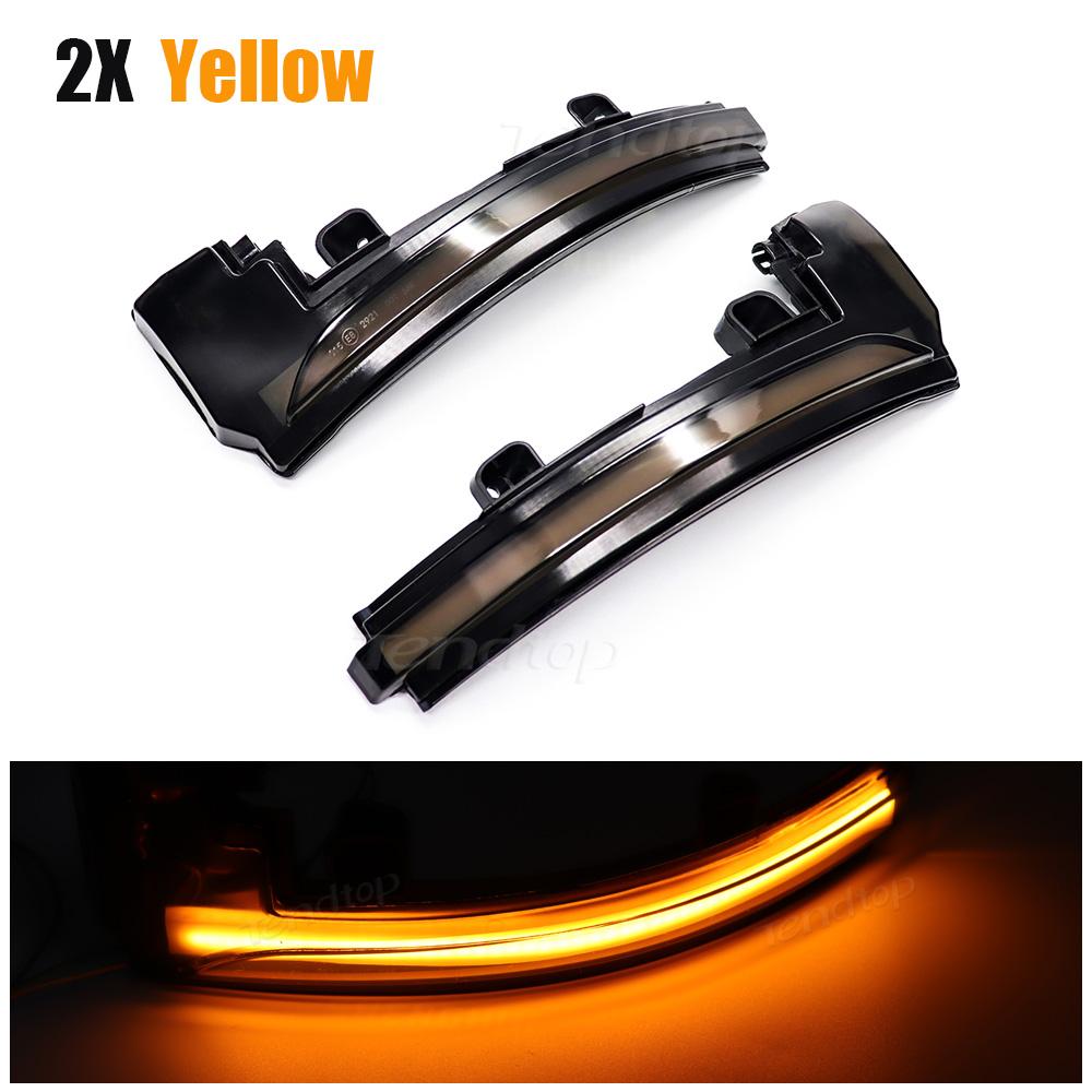 2Pcs Dynamic Rearview Mirror Indicator Lamp Turn Signal Light for Land Rover Discovery 4/LR4 L462 Range Rover Sport Evoque MK IV