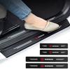 4 pz Piastra Battitacco per Portiera Auto in Fibra di Carbonio Protezione Soglia Adesivi Decalcomanie per Nissan Qashqai Tiida j10 j11 2019 Accessori Auto