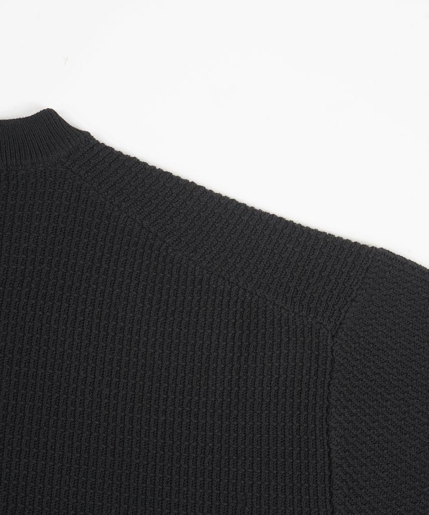 BIRBANTE Summer Washable Essential Round Knit - Black