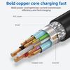 Type A Male To Micro B Fast Data Sync Cord 100W USB 3.0 High-speed Data Transfer Cables for Samsung Hard Disk HDD SSD Sata Cable
