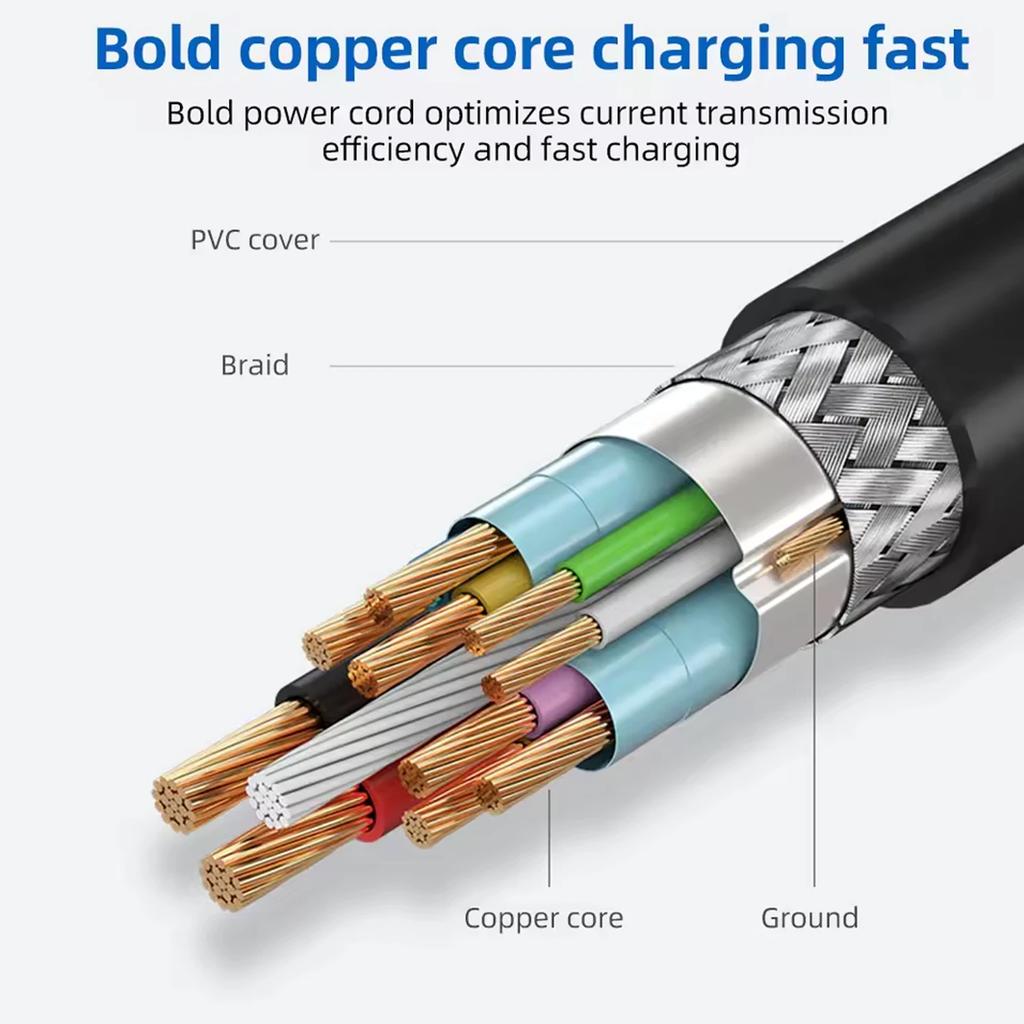 Type A Male To Micro B Fast Data Sync Cord 100W USB 3.0 High-speed Data Transfer Cables for Samsung Hard Disk HDD SSD Sata Cable