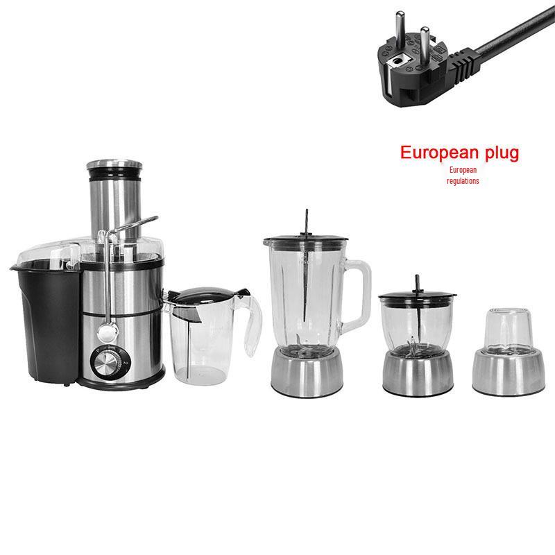 4-in-1 Multi-functional Stainless Steel Juicer & Blender with Pulp Separation