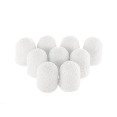 Pedicure Caps 7 180 Grit 10 Pcs Fabric Podo AlleMed White