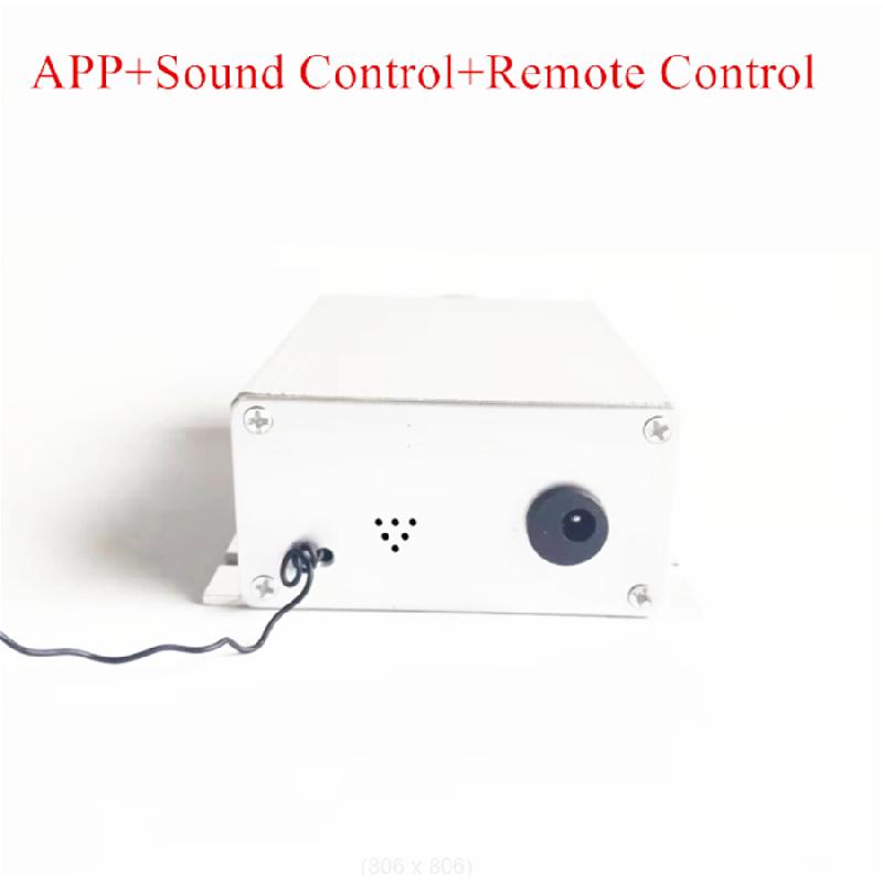 16W Ceiling Rgb Led Light Kit App Music Smart Control For Car 300Pcs Fiber Optic