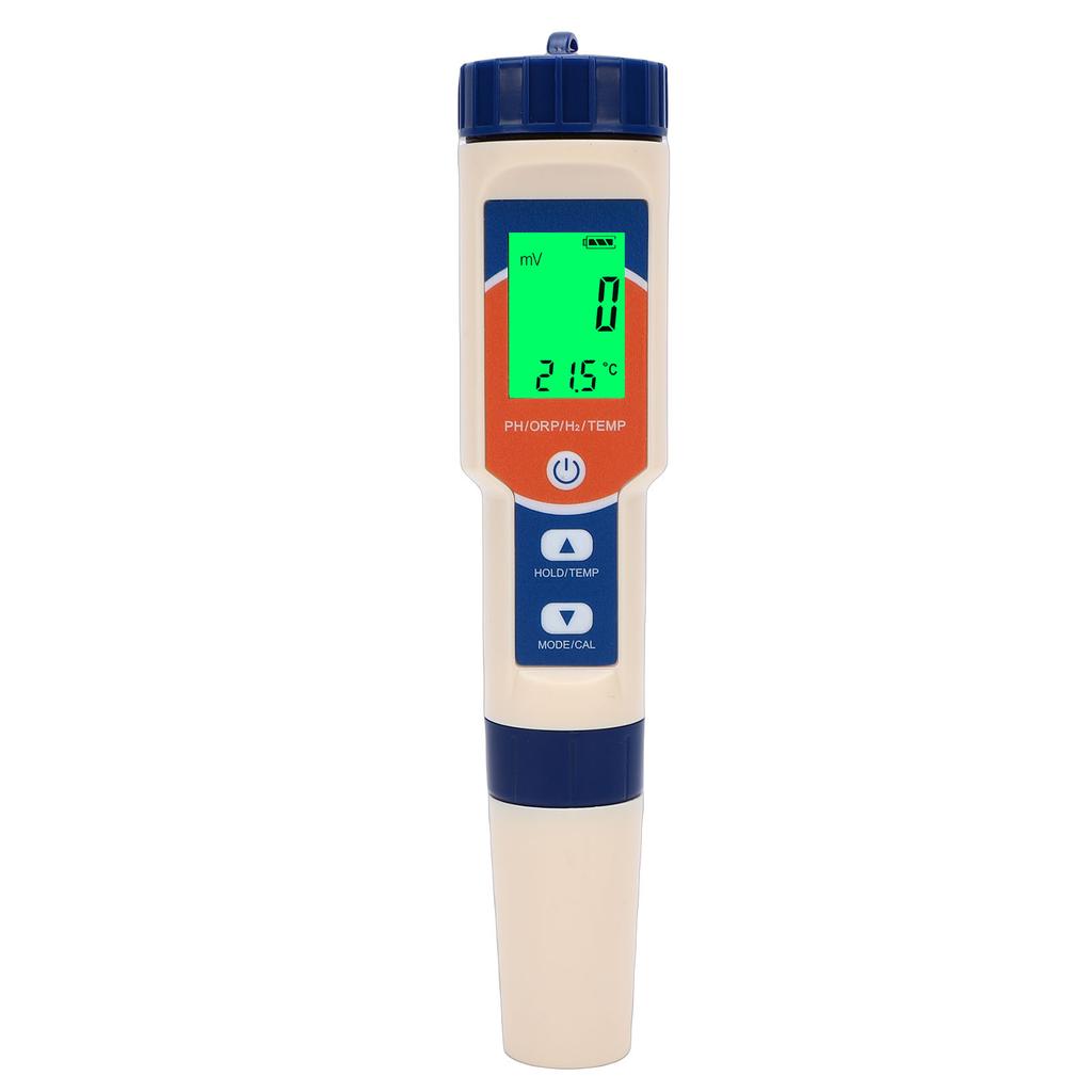 4 in 1 Hydrogen Water Tester PH H2 ORP Meter Digital Water Quality Tester IP67 Water Proof for Drinking Water