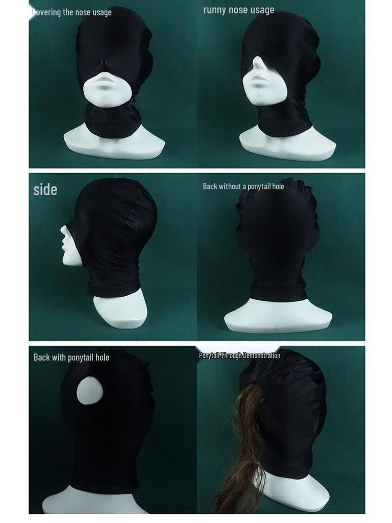 Nose Hook Headgear for Facial Domination BDSM Toy