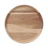 Acacia Cutting Board That Can Also Be Used As a Plate, Round Shape, Approx. Diameter 18 X Height 1.5 Cm 83913298