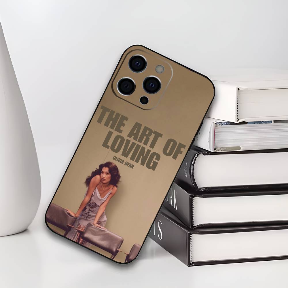 O-Olivia D-Dean Phone Case For iPhone 17,16,15,14,13,12,11 Plus,Pro Max,XS,Soft Black Cover