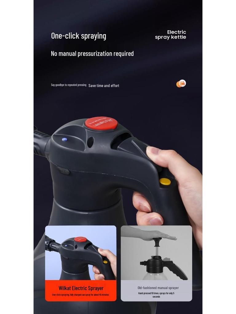 Wireless High-Pressure Electric Foam Sprayer for Car Wash and Gardening