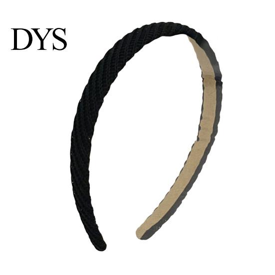 Sweater Coat Headband Women Anti-Slip Inner Side Sponge Filling Handmade Knitting Practical Hair Accessory Hoop Narrow Edge Hairband Broken