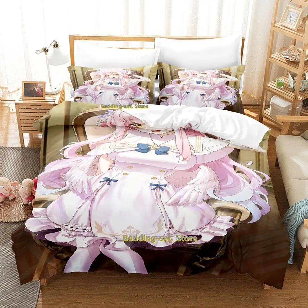 Comfortable Anime Print Bedding Set With Duvet Cover And Pillowcases Single Twin Full Queen King Sizes For Adults And Kids