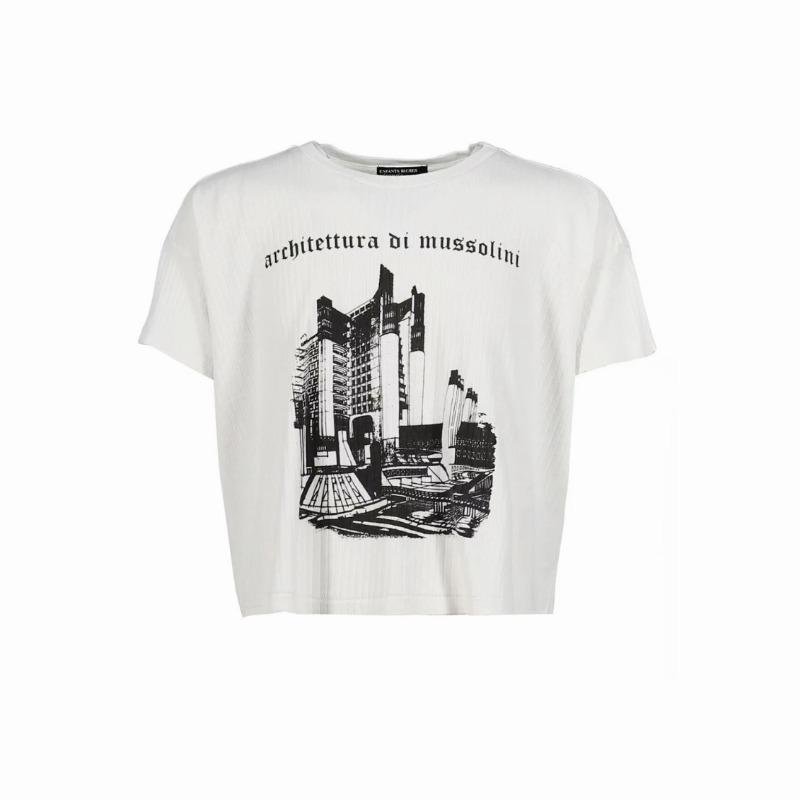 Letter printing retro portrait American tide brand loose men's and women's casual short-sleeved T-shirt tide