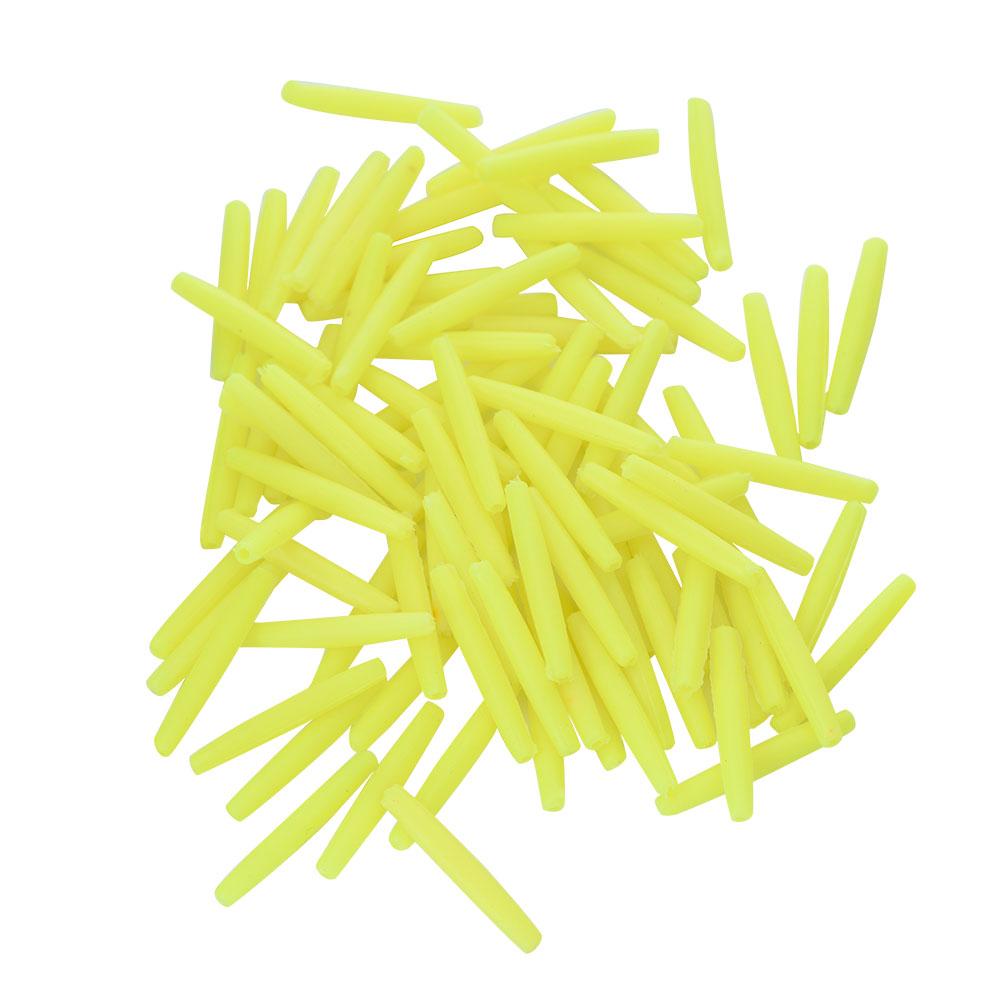100 Stück Langlebige Tropfenform Indikator Angelposen Pose Zubehör (YelLow L)