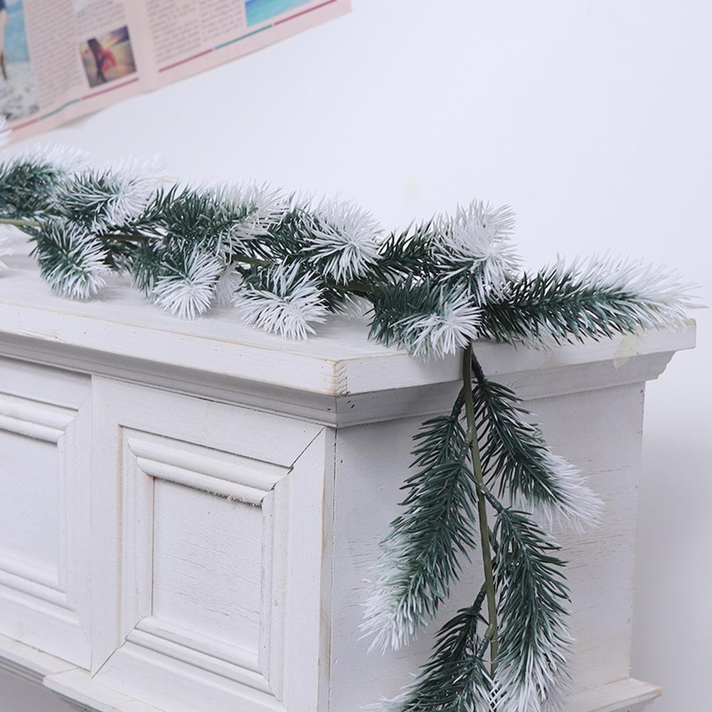 6ft Christmas Garland, Realistic Pine Garlands Christmas Decorations, Artificial Faux Greenery Garland For Mantle Indoor Home Xmas Holiday Decor