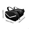 Motorcycle Seat Tail Bag 5L PU Leather Accessory Simple Installation Large Capacity Multifunctional