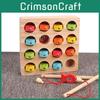 Children Wooden Fishing Puzzle Game Toy With Magnetic Catch And Number Plates