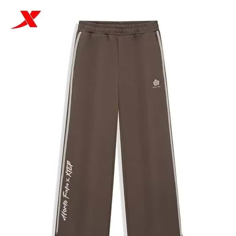 Женские повседневные вязаные брюки XTEP с широкими штанинами XL