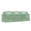 Greenhouse with Roll-Up Windows, Weatherproof, 180 X 60 X 60 Cm, Green