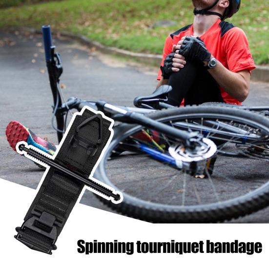 110CM Tactical Tourniquet with Aluminum Rod Outdoor Camping Combat Bleeding Control Tourniquet Compression Band Arterial Emergency Bandage