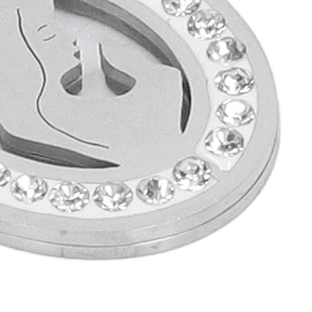 Virgin Mary Pendant Exquisite Carving   Steel Virgin Mary Jewelry for Men Women Daily Wear