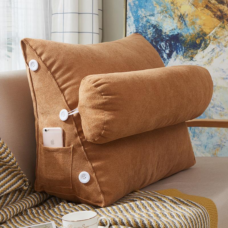 Plush Bed Head Triangle Back Window Long Headrest Sofa Big Cushion Zipper Can Be Removed And Washed Simple Pillow At Affordable S Free Real Reviews With Photos Joom Long Headrest Sofa Big Cushion Zipper, Big Sofa Back Pillows