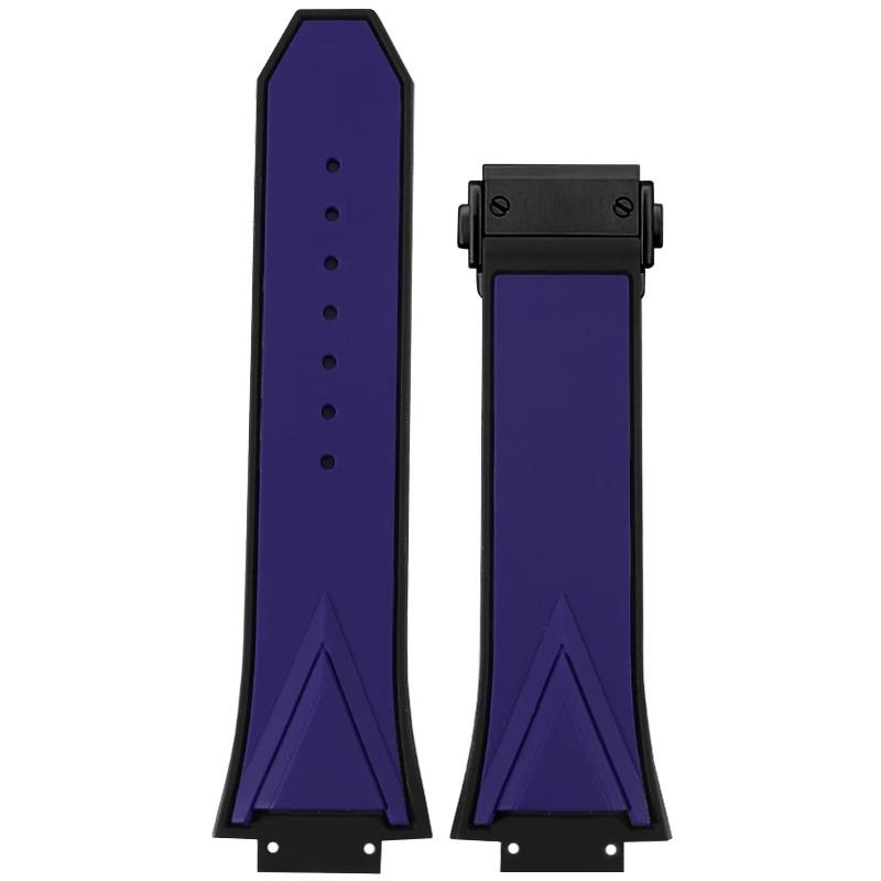 Armband für HUBLOT BIG BANG Sang Bleu Serie Silikon Herren Armband Kette Gummi Armband 29mm*17mm