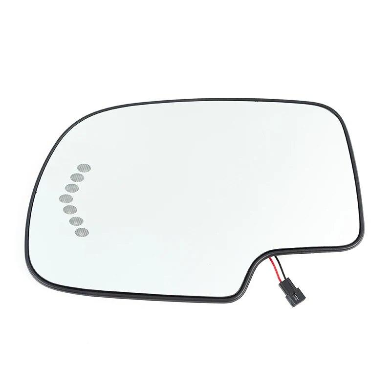 Car Heated Rearview Mirror Glass for Cadillac for Escalade for Chevy Avalanche Silverado 1500 2500 for Sierra 2003 2004- 2006