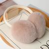 Natural 100% Rex Rabbit Fur Earmuffs Winter Accessories for Women Winter Ear Muffs Fluffy Earmuff Ear Cover for Winter