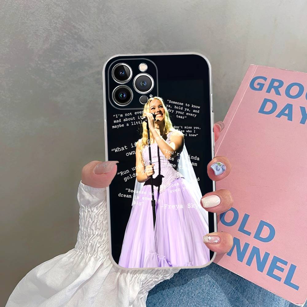 F-Freya Skye Singer Fit For IPhone 16 15 Promax Phone Case IPhone 14 11 12 High End 13 Pro Silicone
