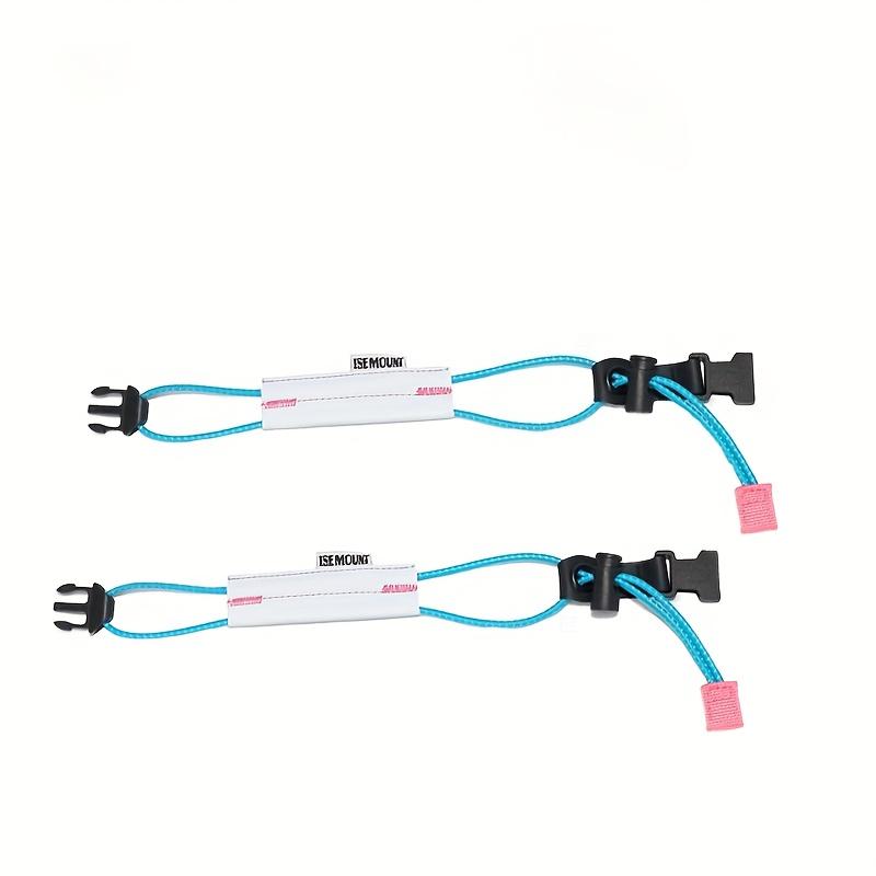 

2 шт. Светоотражающая велосипедная ремешок на ногу Эластичная регулируемая беговая лента с пряжкой для хранения для ночных видов спорта и тренировок на открытом воздухе синий