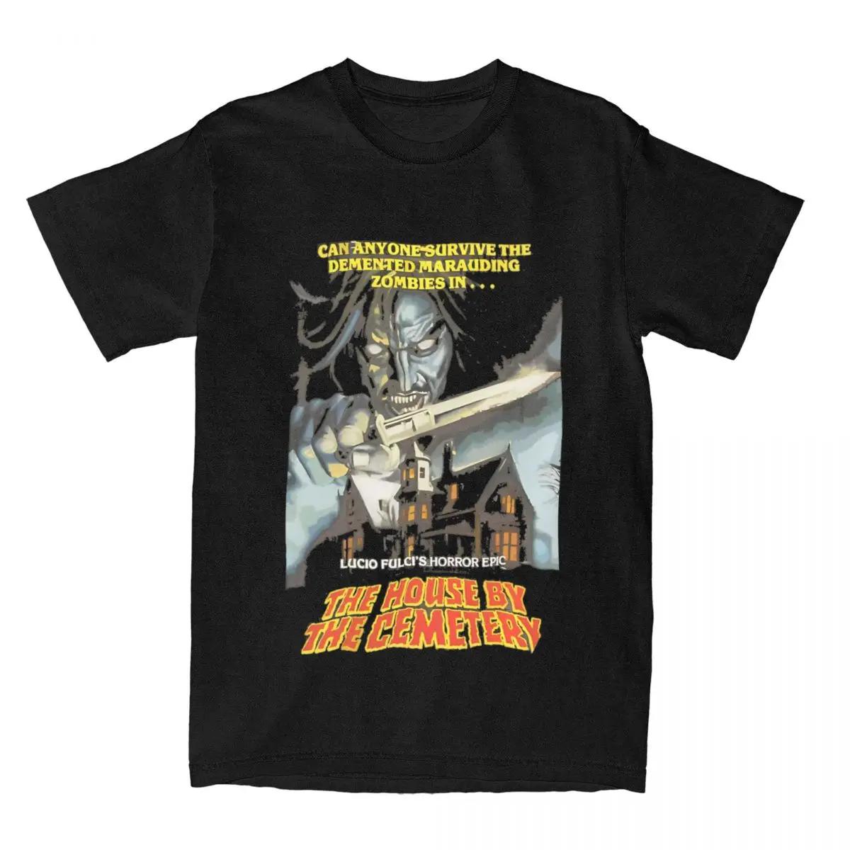 

Men Women s The House By The Cemetery Horror Movie Shirt Accessories Cotton T-shirt Clothing Creative Tees New Arrival XXXXL