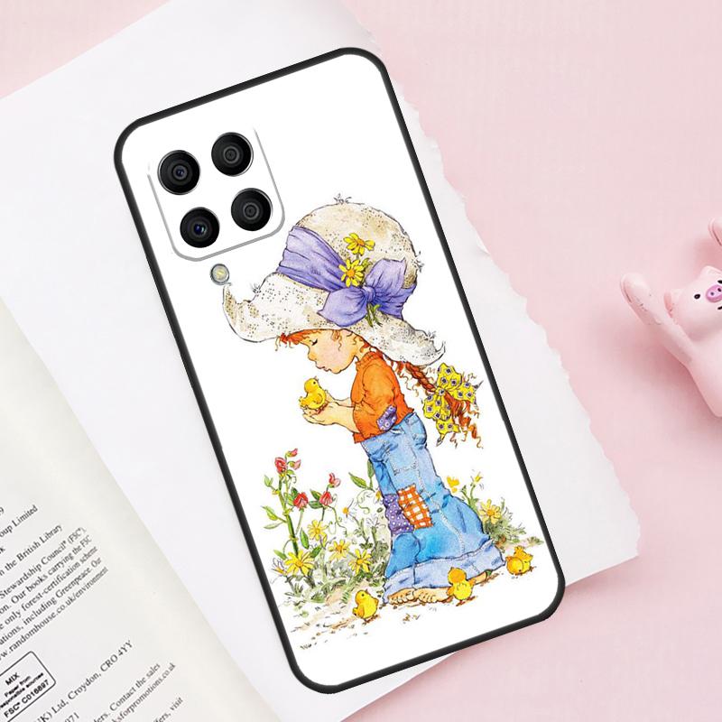 Sarah Kay pattern Case For Samsung Galaxy M52 M32 M12 M13 M53 M51 M31 M11 M14 M34 M54 M16 M36 M56 M15 M35 M55