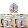 Nylon School Backpack For Girls With Waterproof Design And Letter Pattern For School And Travel