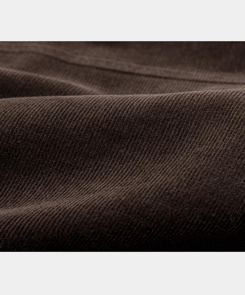 Lettercomo Soft Corduroy Trucker Jacket Dark Brown