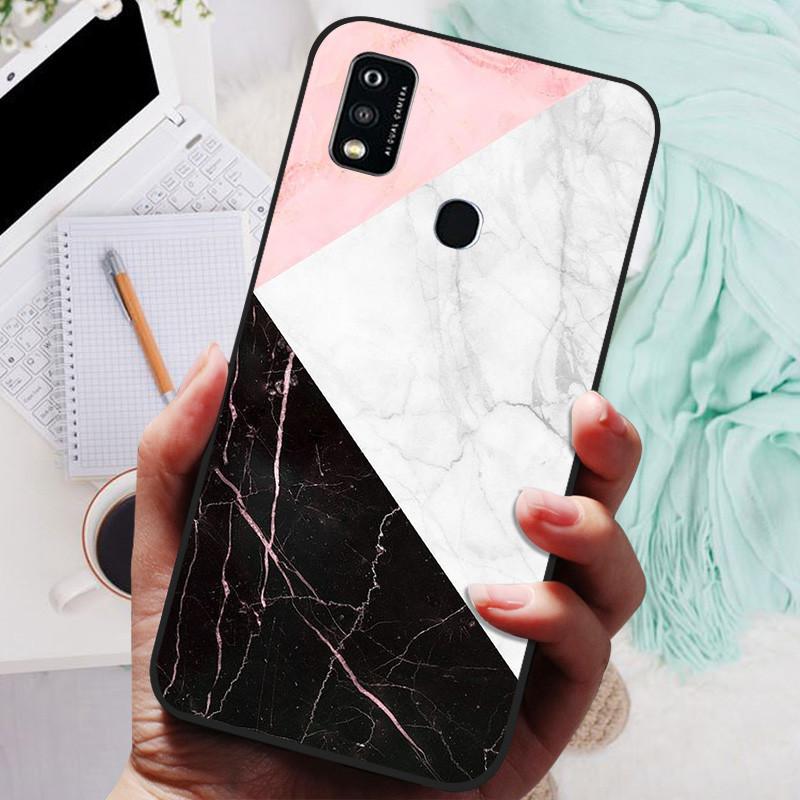Für ZTE Blade A51 Hülle A71 Schwarze Abdeckung Löwe Wolf Silikon Weiche Rückseitenhüllen Für ZTE Blade A71 A7030 A 71 A 51 Schutzhülle