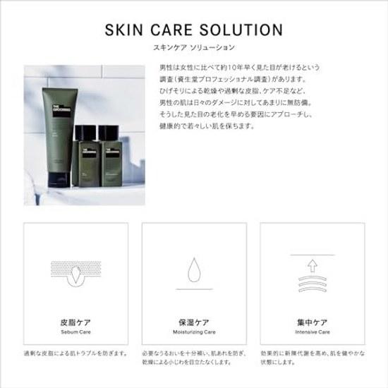 GROOMING Wash Facial Foam 120g Mens Beauty Hinoki Scent Shiseido Professional Salon Exclusive