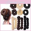 Elegant Nylon Hair Bun Maker Fashionable Non-damaging Hair Bun Shaper