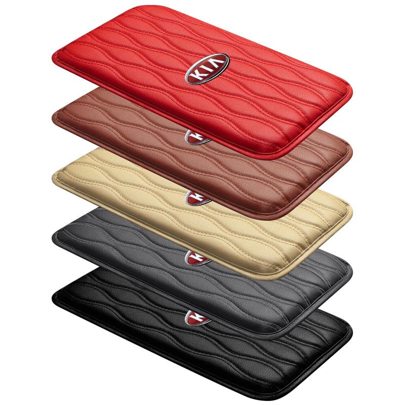 1Pcs Leather Auto Armrest Pads Protective Waterproof Hand Cushion For Kia Ceed Sorento Sportage Niro Optima Picanto Rio Morning Forte K8